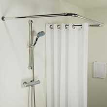 Duši- ja vannikardinapuu Sealskin Seallux 28 Combi, kroom