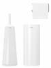 Vannitoatarvikute komplekt Brabantia ReNew 280627, 13.6 x 13.6 x 44.5 cm, valge