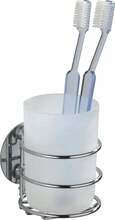 Hambaharjatops Wenko Classic Turbo-Loc, 14 x 14 x 10 cm, valge/kroom