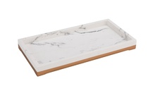 Alus Domoletti Malaga BPO-2978-1E, 26.9 x 2.5 x 13.9 cm, kuldne/valge