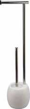 Tualetitarvete alus Thema Lux BPO-0833, 14.8 x 61 x 14.8 cm, valge/hall