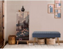 Esikumööblikomplekt Kalune Design Vegas Sonomo 936 - 1048, 50 x 135 x 38 cm, sonoma tamm/tumesinine