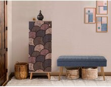 Esikumööblikomplekt Kalune Design Vegas Sonomo 939 - 1048, 50 x 135 x 38 cm, tumepruun