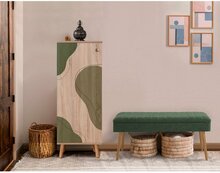 Esikumööblikomplekt Kalune Design Vegas 925 - 1070, tamm/roheline