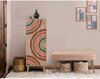 Esikumööblikomplekt Kalune Design Vegas 935 - 0900, 50 x 135 x 38 cm, tamm/mitmevärviline/beež