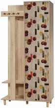 Esikukomplekt Kalune Design 869(IV), tumepunane/tamme värv
