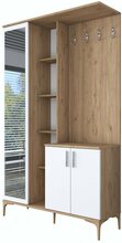 Esikukapp Kalune Design EA109-2695, 37.5 x 120 x 198.6 cm, valge