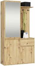 Esikumööblikomplekt Akord Entro, 95 x 35 x 183 cm, artisan tamm