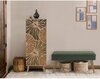 Esikumööblikomplekt Kalune Design Vegas Sonomo 929 - 1070, 50 x 135 x 38 cm, tamm/roheline