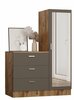 Kummut Kalune Design Multi Purpose CC6-AA, 47 x 100 x 140 cm, antratsiit/mänd