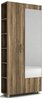Esikustange Kalune Design Meyra 745DCD4010, 185 cm, pähkel