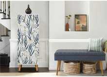 Esikumööblikomplekt Kalune Design Vegas, 909 - 1048, 50 x 135 x 38 cm, valge/tumesinine