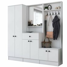 Esikukomplekt Kalune Design M3 - 1559, 893(I), 179.4 cm, valge
