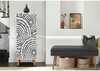 Esikumööblikomplekt Kalune Design Vegas White 946 - 1053, 50 x 135 x 38 cm, antratsiit/valge
