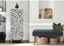 Esikumööblikomplekt Kalune Design Vegas White 946 - 1053, 50 x 135 x 38 cm, antratsiit/valge