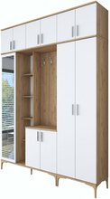 Esikukapp Kalune Design EA121 - 2765, 180 x 37.5 x 240 cm, valge