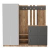 Esikukomplekt Kalune Design DD9, pruun/hall
