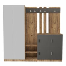Esikukomplekt Kalune Design DD9, pruun/hall