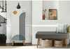 Esikumööblikomplekt Kalune Design Set Vegas White, 50 x 135 x 38 cm, valge/hall