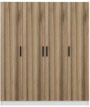 Esiku riidekapp Kalune Design Noah 8222, 35 x 180 x 210 cm, pähkel