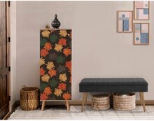 Esikumööblikomplekt Kalune Design Vegas Sonomo 927 - 1053, 50 x 135 x 38 cm, antratsiit/pruun