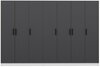 Riidekapp Kalune Design Noah 8216, 35 x 315 x 210 cm, antratsiit