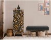 Esikumööblikomplekt Kalune Design Vegas Sonomo 928 - 1053, 50 x 135 x 38 cm, antratsiit/mitmevärviline/sonoma tamm
