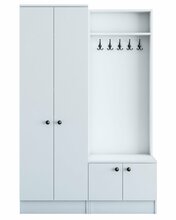 Esikukomplekt Kalune Design 893(I), 119.6 cm, valge