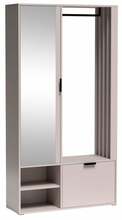 Esikukapp Halmar Milo Uni, 100 x 33 x 189.4 cm, pruun