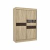 Riidekapp ADRK Furniture Batia 150, 150 x 61 x 215 cm, tamm/tumepruun