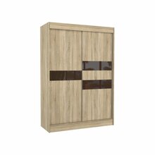 Riidekapp ADRK Furniture Batia 150, 150 x 61 x 215 cm, tamm/tumepruun