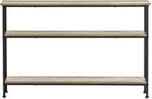 Konsolilaud Sobuy FSB49-PZ, 120 x 20 x 77 cm, pruun/must