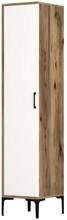 Riidekapp Kalune Design Kumsal 845HCT5410, 47.5 x 40 x 201.4 cm, valge/pähkel