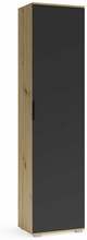 Esikukapp Halmar Clif SL-50, 50 x 38 x 202.5 cm, artisan tamm/antratsiit