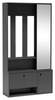 Esikukapp Halmar Spot, 100 x 33 x 191 cm, hall, peegliga