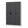 Esiku riidekapp Kalune Design Noah 8210, 35 x 135 x 210 cm, antratsiit