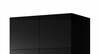 Riidekapp Cama Meble Pafos 2D BASE, 90 x 55.5 x 45 cm, must matt