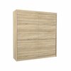 Esikukapp ADRK Furniture Esteva 009363, 200 x 58 x 215 cm, sonoma tamm