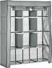 Kangast riidekapp HOMCOM, 125 x 43 x 162.5 cm, helehall