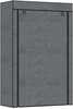 Kangast riidekapp HOMCOM, 103 x 43 x 162.5 cm, tumehall