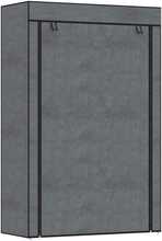 Kangast riidekapp HOMCOM, 103 x 43 x 162.5 cm, tumehall