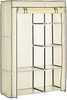 Kangast riidekapp HOMCOM, 103 x 43 x 162.5 cm, kreemjas