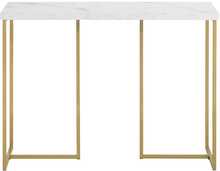 Konsoollaud Sobuy FSB58-G, 100 x 36 x 75 cm, valge