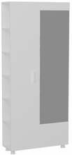 Esikukapp Kalune Design Meyra 745DCD4009, 185 cm, valge