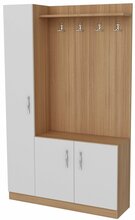 Esikukomplekt Kalune Design Naturel, pruun/valge