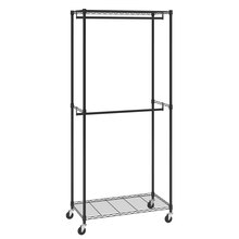 Riidenagi Vevor, 2-kihiline, 915 x 2040 x 450 mm, teras, 136 kg, must