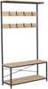 Esikuriiul Home4you Hedvig, 100 x 36 x 180 cm, tamm/must