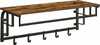 Riidepuu Leobert LCR102B01, pruun/must