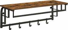 Riidepuu Leobert LCR102B01, pruun/must