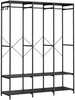 Avatud riidekapp Songmics, 40 x 141 x 180 cm, must